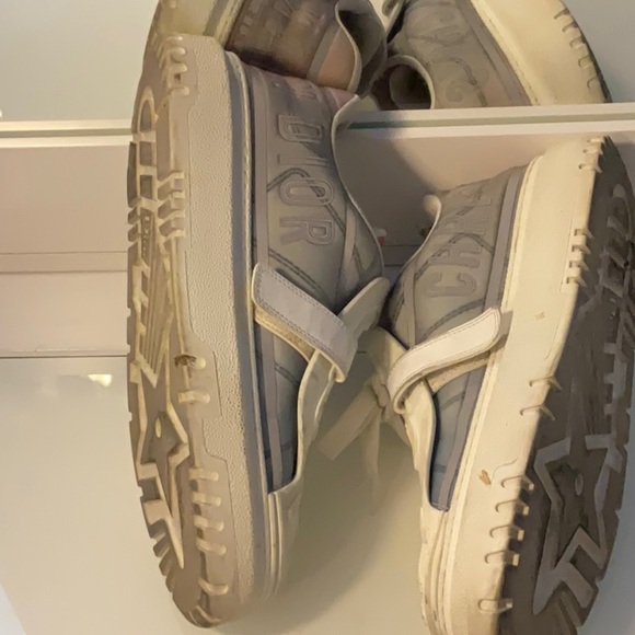 Dior White and Pink Chunky Sneakers - Picture 4 of 4